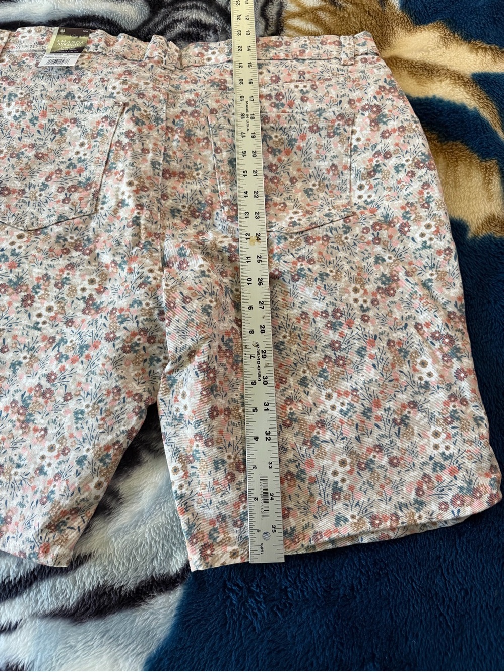 Gloria Vanderbilt Amanda Bermuda Shorts Women’s 16W Floral Stretch NWT - Picture 9 of 11